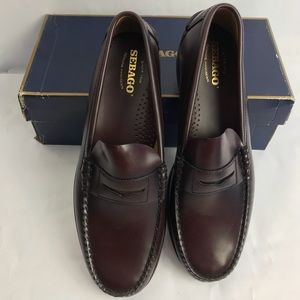 Mens Brown Leather Sebago Shoes 13 NWT